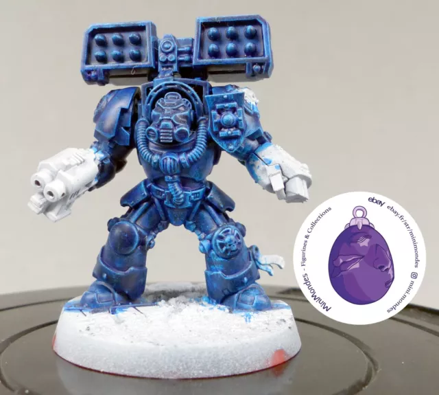 Warhammer 40k Marine, Brother Frere Heroes, Ebellius Terminator, Missile Cyclone