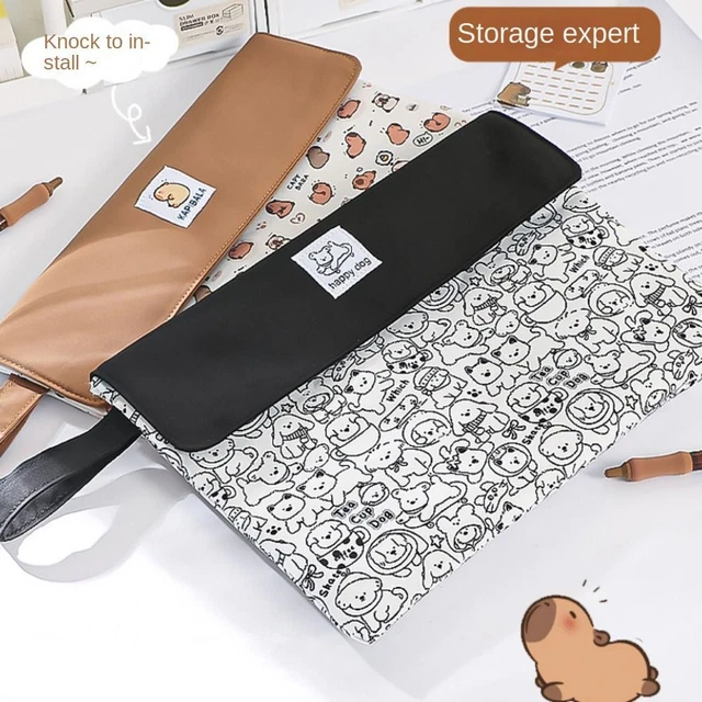 LARGE CAPACITY CAPYBARA File Folder A4 Size Capybara Storage Bag Test ...