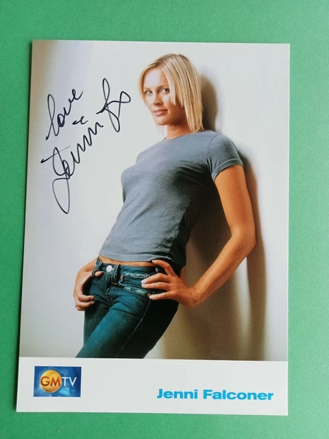 Jenni Falconer "GMTV" "This Morning" Hand Signed 6"X4" Photograph