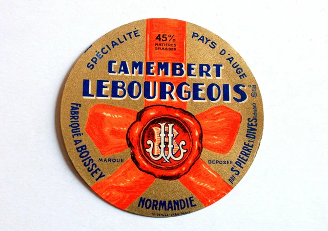 ANCIENNE ETIQUETTE DE Fromage Neuve Camembert Frank Jay Gould Ferme Du Mesnil EUR 45,50 - FR