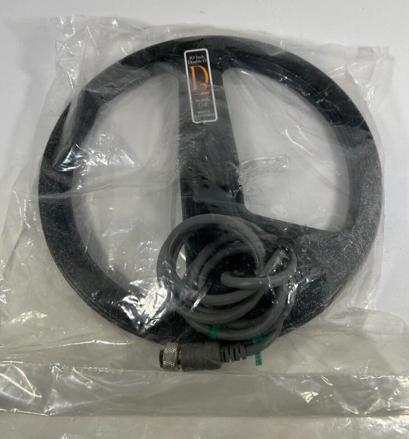 WHITES METAL DETECTOR D2 10" Double D Coil  V - Series New Old Stock V3i, VX3