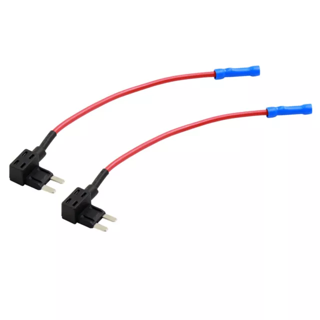 Lot de 2 porte-adaptateur de fusible de style lame DC 32 V ATM APM pour voiture