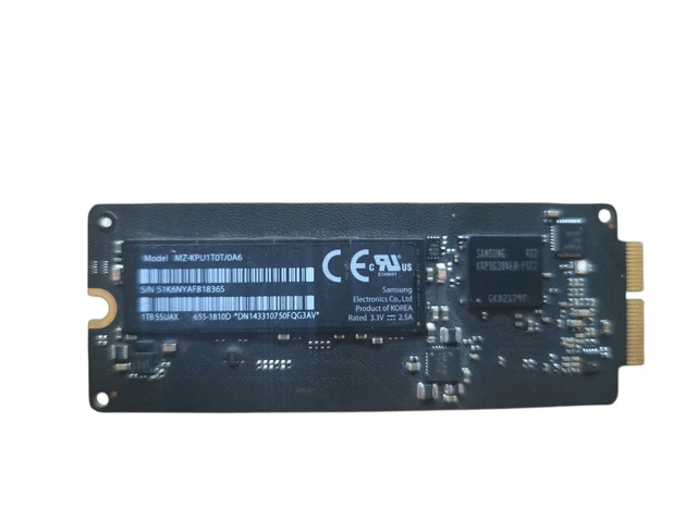 Apple純正 SSD 1TB MZ-KPU1T0T/0A1 samsung APPLE SAMSUNG 1TB SSUAX SSD MZ-KPU1T0T/0A1 Mac Pro Solid