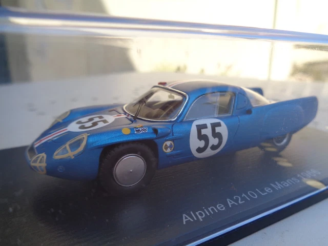 Miniature Alpine A210 Prototype 1966 1/43 - Le Mans 1968 - Eligor