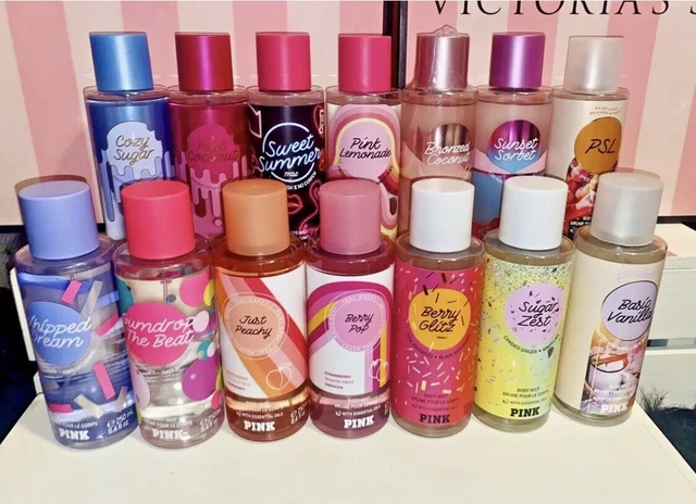 Victoria's Secret Pink Fragrance Mist Body Spray Splash 8.4 Fl Oz Vs New Limited