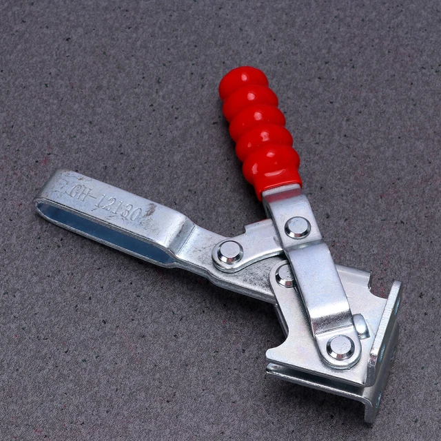 2 PCS Schnellspannwerkzeug Waagrechter Kniehebelspanner Klemme Presser