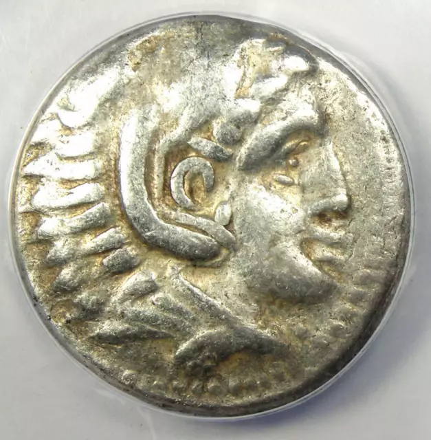 Celtic Alexander the Great III AR Tetradrachm Coin 200 BC - Certified ANACS VF25