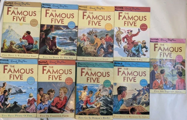 9 FAMOUS FIVE by Enid Blyton - Paperback - ok reading condition $20.00 ...