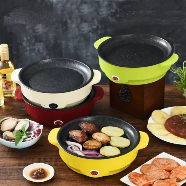 Electric Grill Frying Pan Electric Cooker Multi-functional Baking Tray