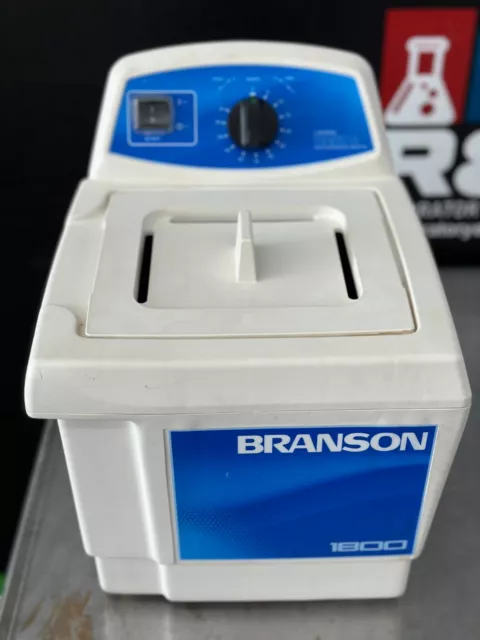 Branson M1800H Heated Ultrasonic Cleaner w/ Mechanical Timer .5 Gal 120v