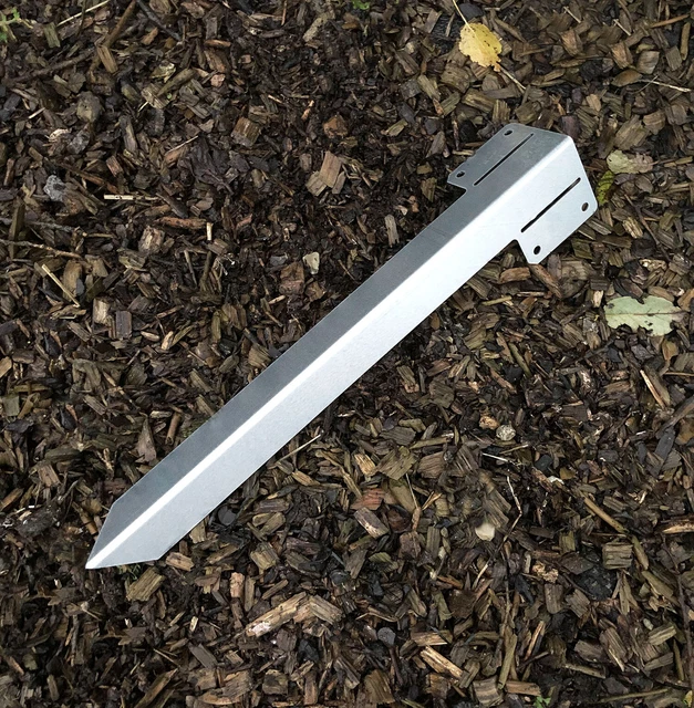 ADJUSTABLE ANGLE TIMBER Railway Sleeper Brackets Ground Stake Raised