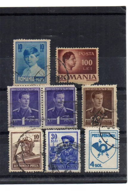 ROMANIA, RUMÄNIEN, ROUMANIE old used stamps