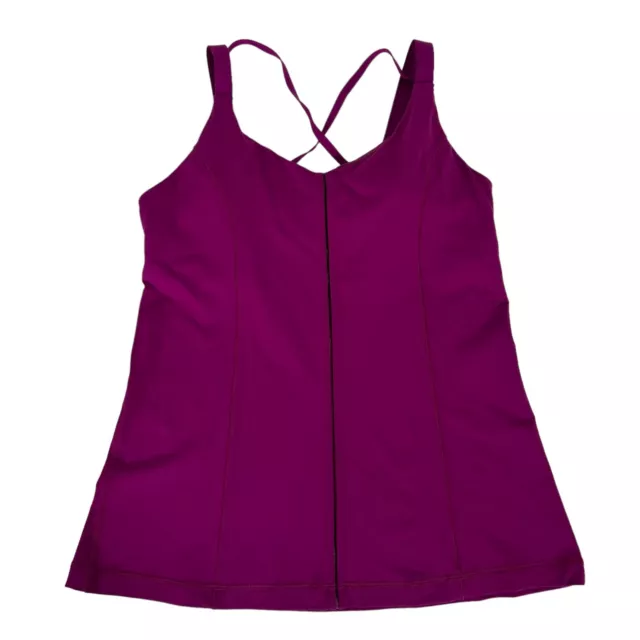 Lululemon Hot To Street Strappy Ladder Back Tank Regal Plum Purple, Sz 10