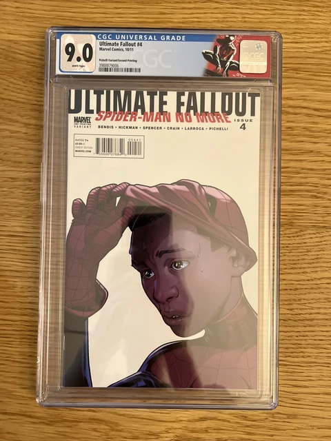 Ultimate Fallout 4 2nd Print Pichelli Variant CGC 9.0 1st Miles Morales 2011