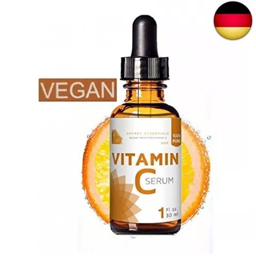 100% Vitamin C Serum, Vegan, Pure Vitamin C Serum | Hyaluron, Gesichtsreinigung