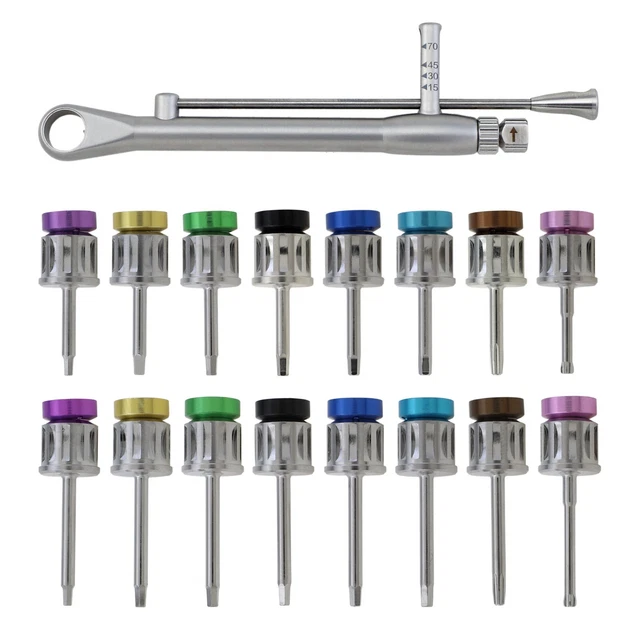 Dental Implant Abutment Torque Wrench Ratchet Driver Hand Screwdriver Long Short