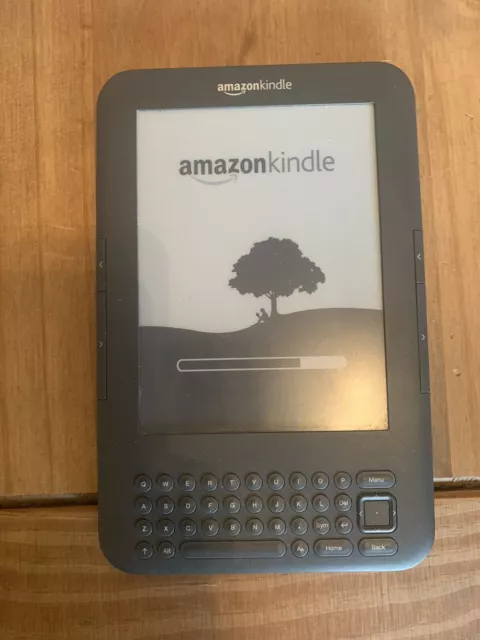 Amazon Kindle Keyboard 3rd Gen D00901 Grey - Ebook Reader - Untested No Charger