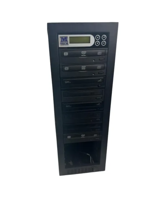 M-Tech 1-11 CD/DVD SATA Tower Duplicator Untested