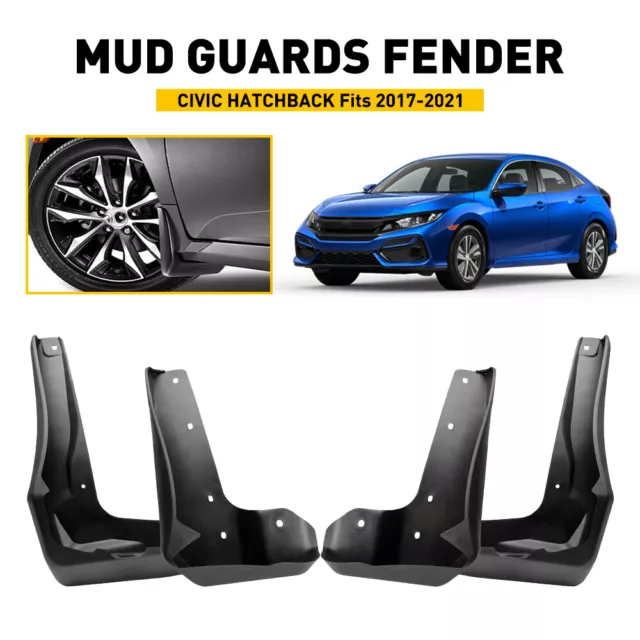 Car Mudguard Mud Flaps Splash Guard Fender for Honda Civic Sedan 2016-2020  10th