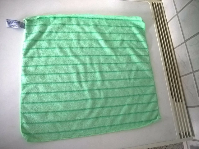 Aqua Clean Frottee Mikrofaser Geschirrtuch mit Aktivstreifen 40x40 cm 95° C grün