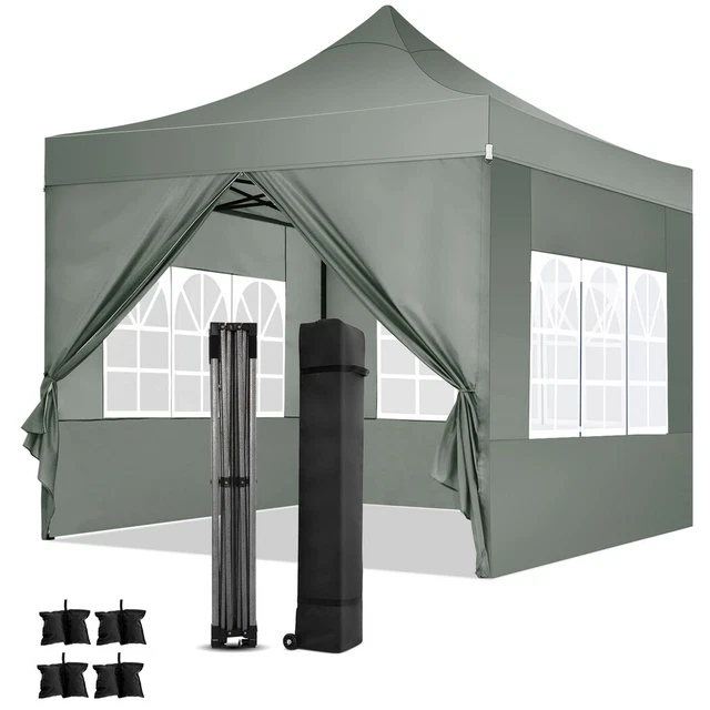 Pavillon 3x3/3x6m Wasserdicht Faltpavillon Gartenzelt Partyzelt Festzelt Faltbar