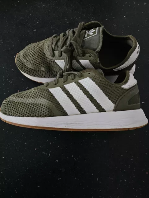 Adidas Iniki Mens Runner Trainers Green Size 7UK . "GOOD CONDITION"