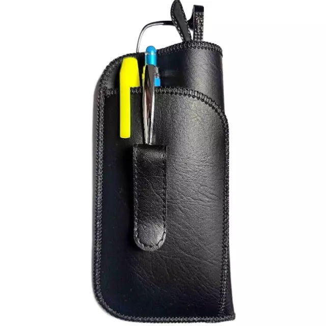 Pocket Eyeglass Case With Pen Holder Shirt Pocket Glasses Case