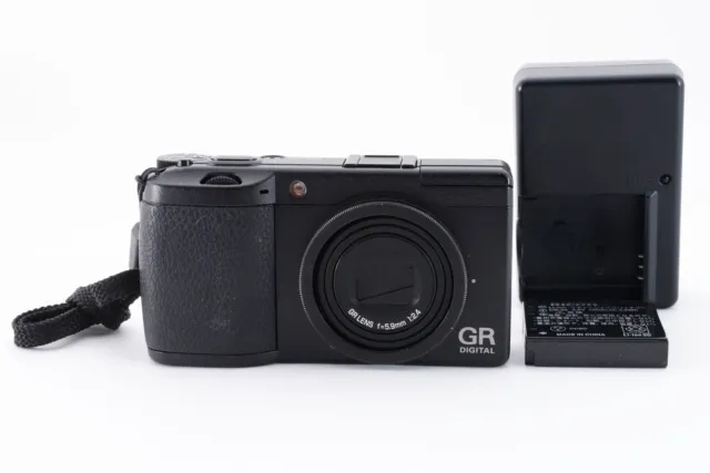 [NEAR MINT] Ricoh GR Digital II 2 10.1MP Digital Compact Camera Black from JAPAN