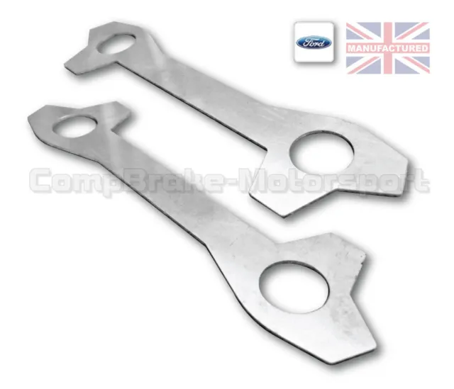 Brake Caliper Locking Tabs Ford Escort MK1/2 Capri (Stainless steel) CMB0004-E