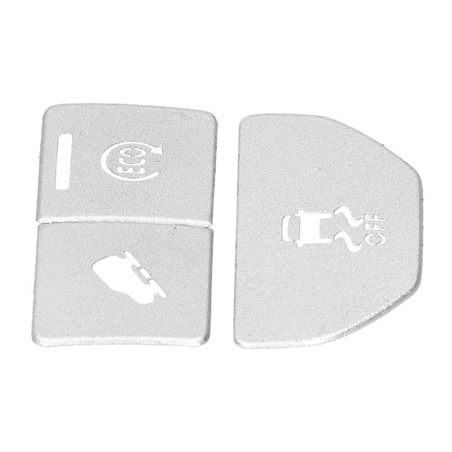 3Pcs Motor Start Stop Knopf Aufkleber Trim Konsole Abdeckung Fit Für Land Rover