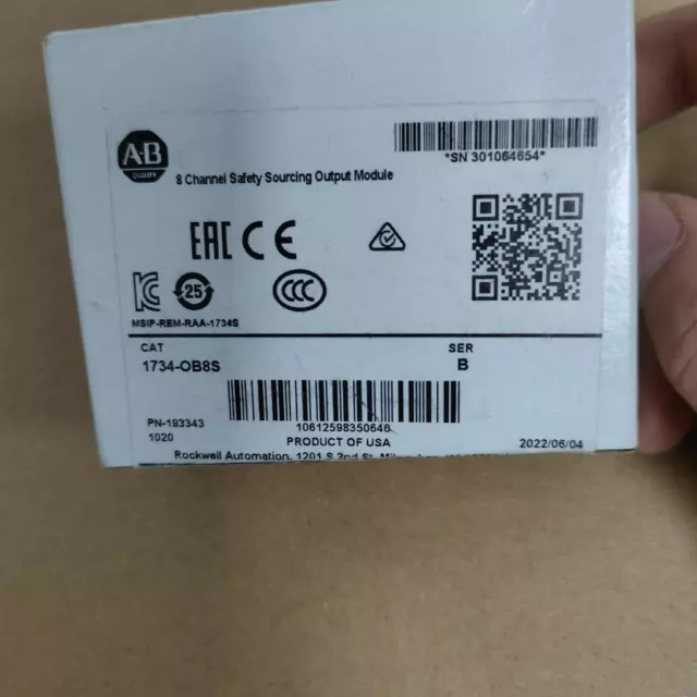 2023 New AB 1734-OB8S 1734OB8S Point I/O 8 Channel Safety Sourcing Output Module