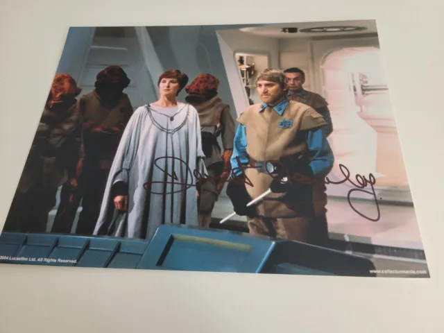 Star Wars Dermot Crowley Signed Photo Certificate Of Authenticity