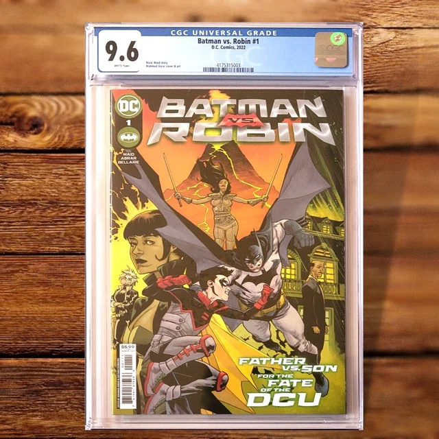 Batman Vs Robin #1 (2022)  Cgc 9.6 Dc Comics Graded Key