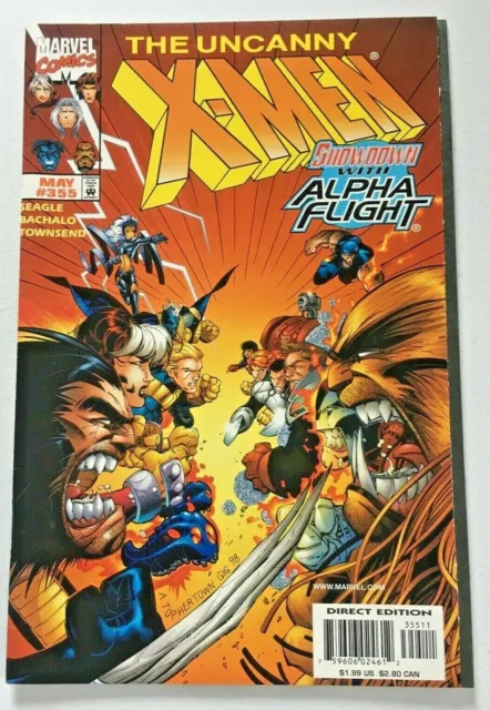 The Uncanny X-Men. 355. May 1998. Marvel Comics. Nm Condition. Alpha Flight.