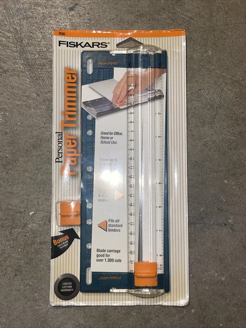 Fiskars Personal Paper Trimmer 9590 With Bonus Extra Blade