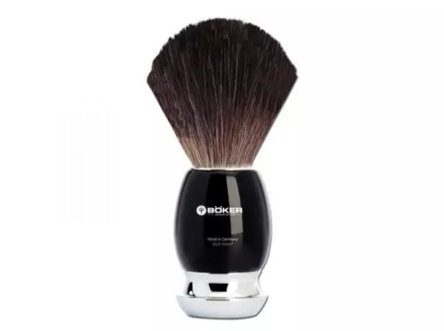 Böker Manufactory Classic Black Brocha de Afeitar Afeitado Pincel Shaving Brush