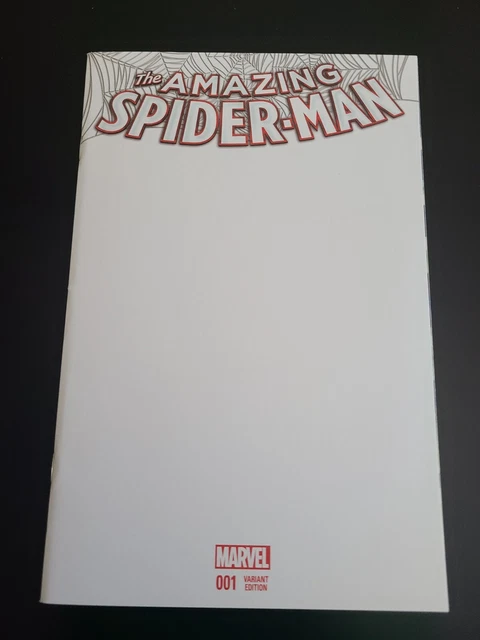 The Amazing Spider-Man #1 Blank Sketch Cover Variant Convention