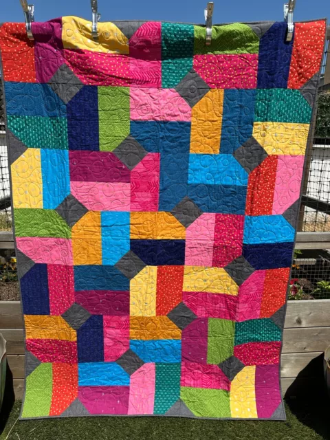 **Handmade Quilt** Homemade ~ Finished Quilt ~ Snuggle Ready!
