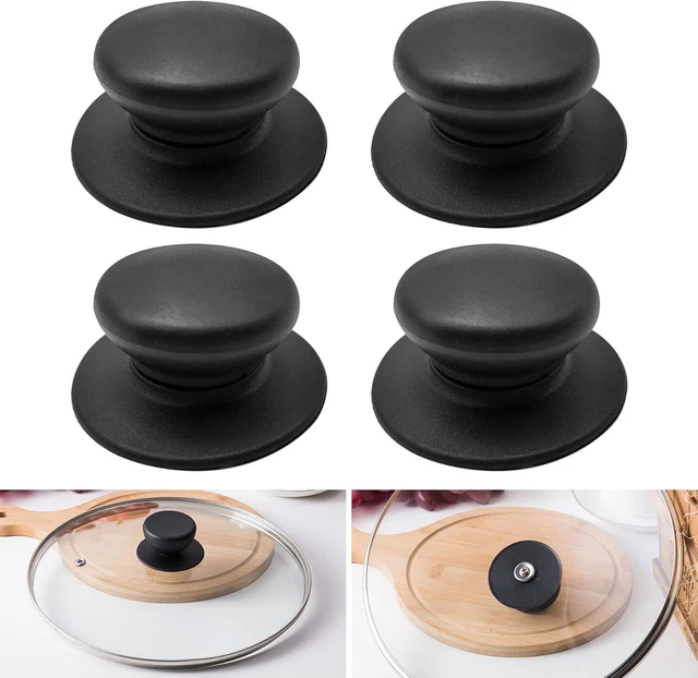 Kit 8 Pomelli Per Coperchi Pentole - Maniglie Sostitutive Universali In Acciaio E PP - Foto 9