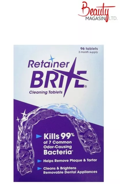 Retainer Brite 36 & 96 Cleaning tablets (Unboxed)