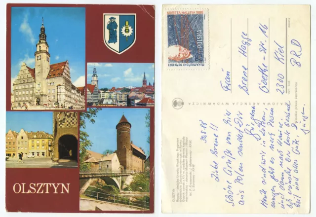 21208 - Olsztyn - Postcard, Unstamped