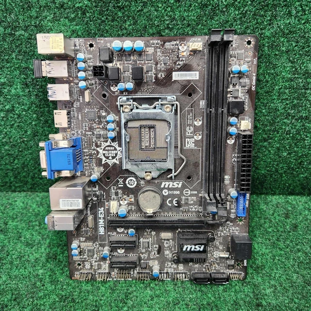 MSI H81M-E34 LGA 1150 MicroATX Motherboard DDR3 Supports 4th Gen