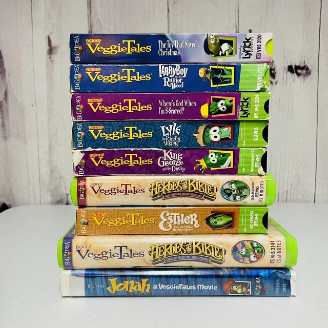 veggie-tales-vhs-tapes-lot-of-5-bible-christian-values-lessons-eur-28
