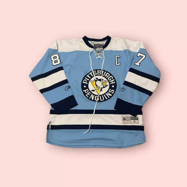 2008 Sidney Crosby Pittsburgh Penguins Winter Classic Reebok NHL Jersey  Size XL – Rare VNTG