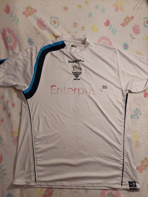 Preston North End Trikot Saison 2005/2006, Größe L, Gebraucht, Gelegenheit!