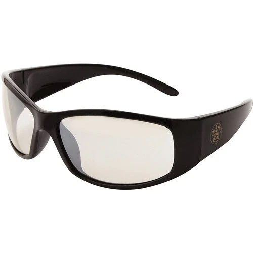 Smith & Wesson Elite Safety Eyewear, Black Frame, Indoor/Outdoor Lens