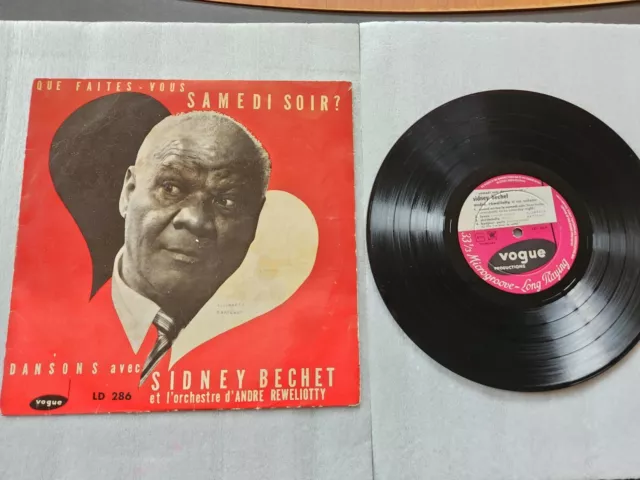 Lp 10" / Sidney Bechet - Que Faites Vous Samedi Soir ? - Vogue 286