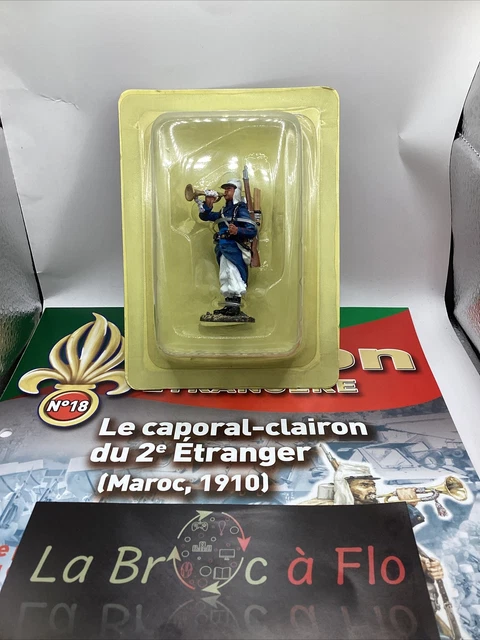 Plomb Figurines D'Artiste Guy Jouglet La Legion a Cheval Clairon Lot 7