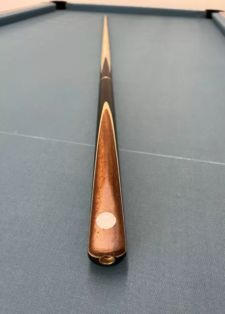 Snooker / Pool Cue, 3/4 jointed Ash, 9.45mm Tip, 20.1 oz, 57 inches length *NEW*