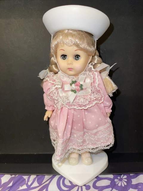 1980's VOGUE GINNY DOLL Dressed hat & Stand
